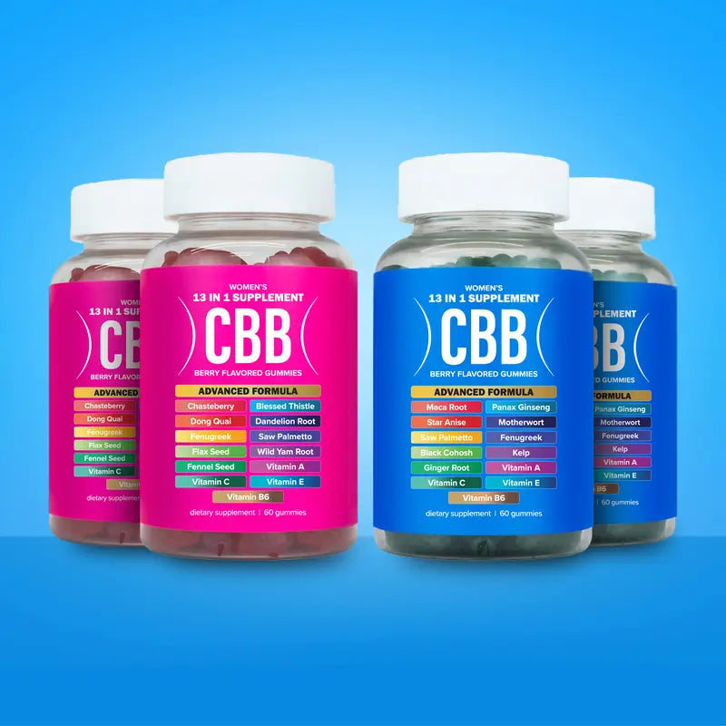 CBB Double Combo Pack - Women’s Support Supplement - 4 Bottles - 2 Month Supply