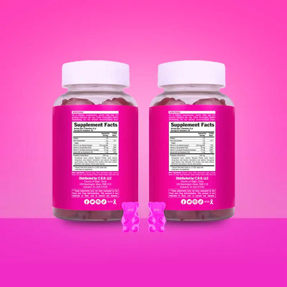 CBB Pink Gummies - Women's Supplement - Berry Flavored 2 Months Supply