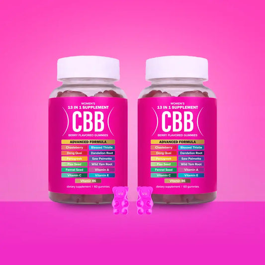 CBB Pink Gummies - Women's Supplement - Berry Flavored 2 Months Supply