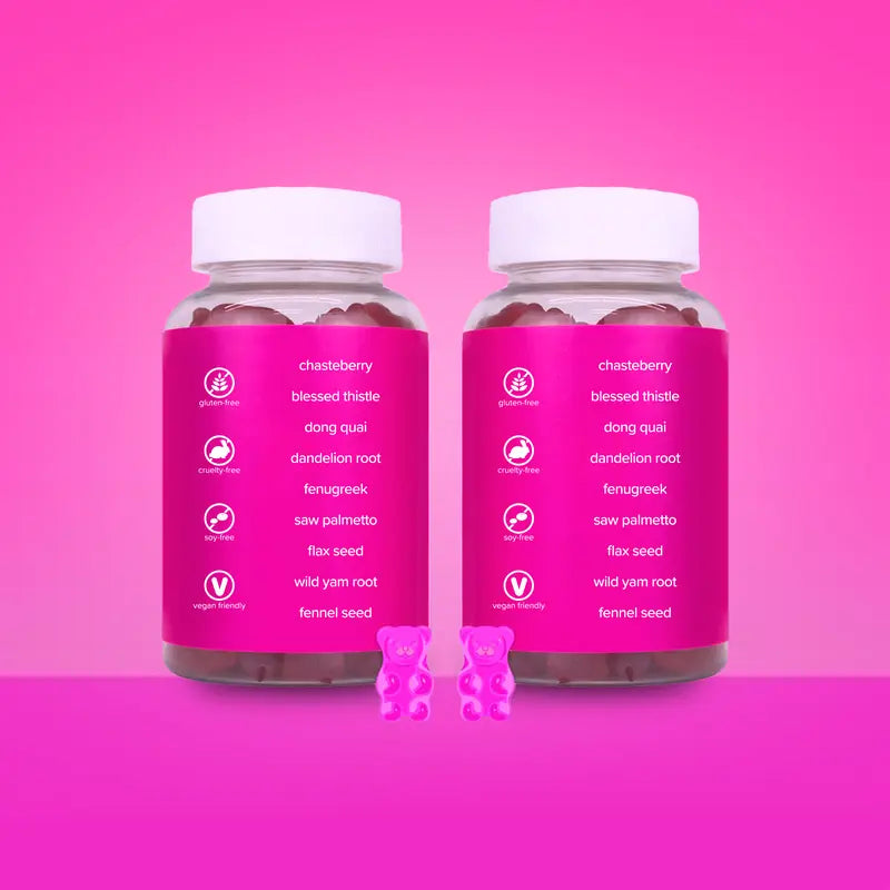 CBB Pink Gummies - Women's Supplement - Berry Flavored 2 Months Supply