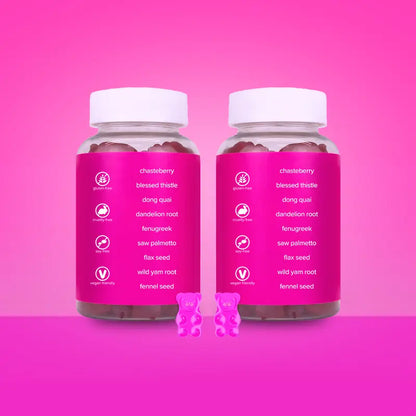 CBB Pink Gummies - Women's Supplement - Berry Flavored 2 Months Supply